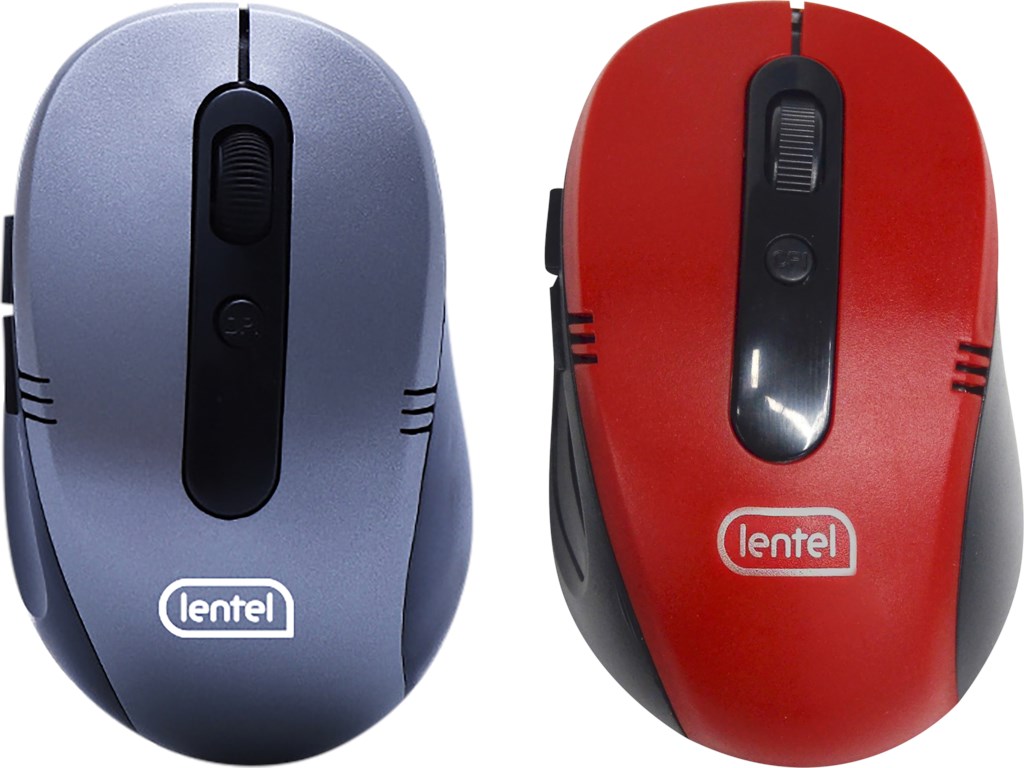 фото Беспроводная мышь lentel tst-dwm5, red/gray