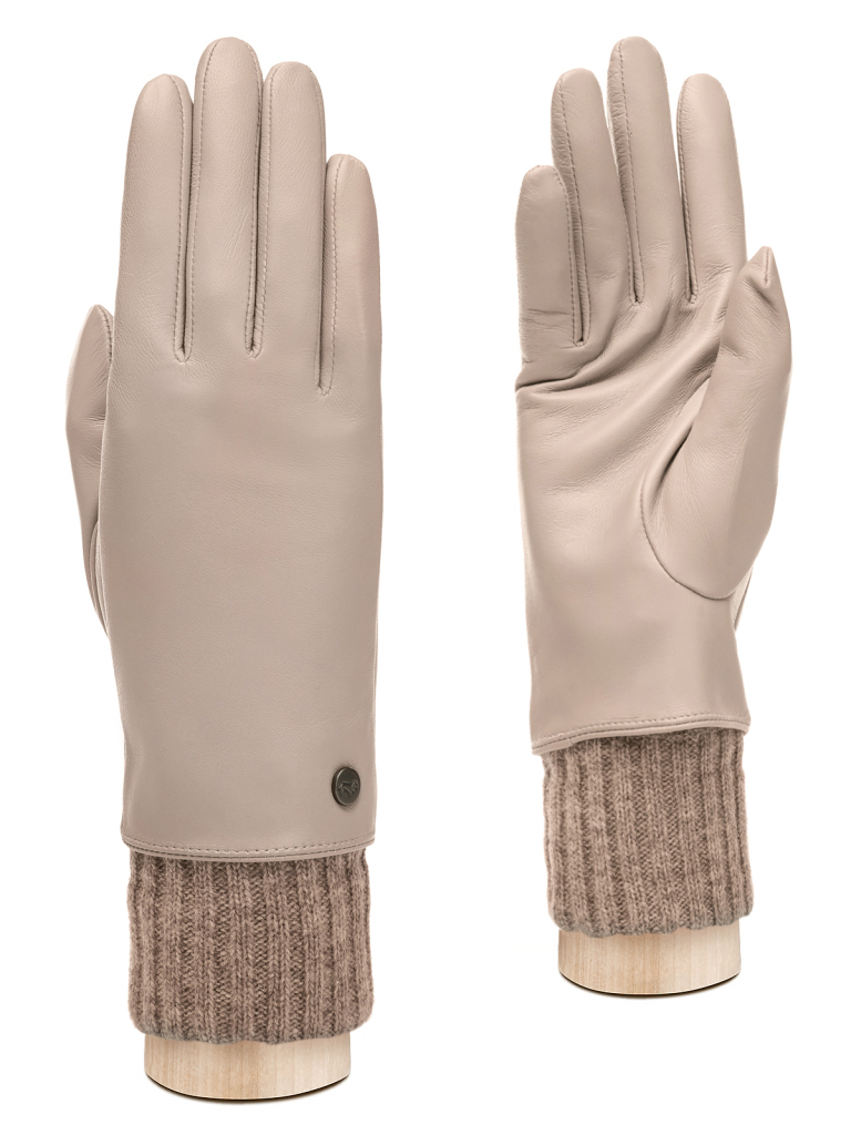 

Перчатки женские Labbra LB-2405 бежевые, Бежевый, LB-2405