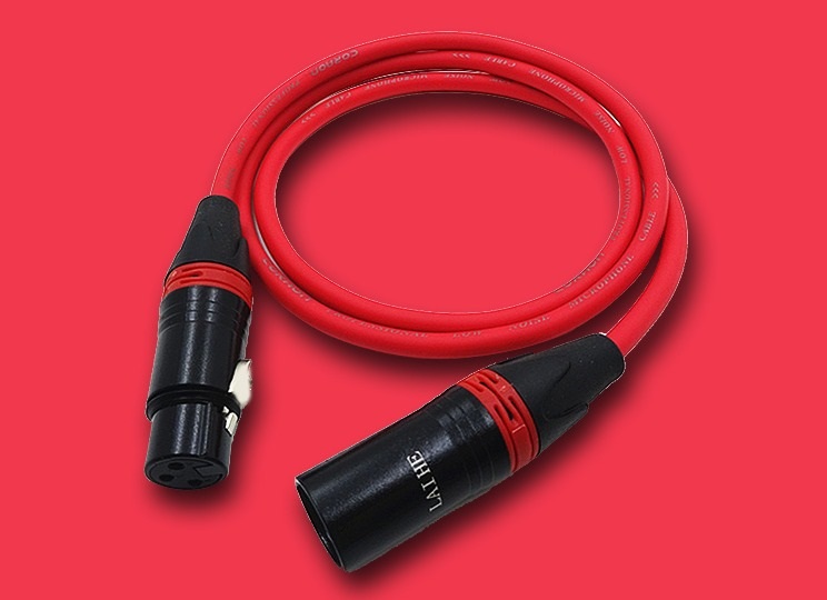 Кабель акустический NoBrand 0.5м (XLR(M)-XLR(F)-0.5mR) 600017112059 красный