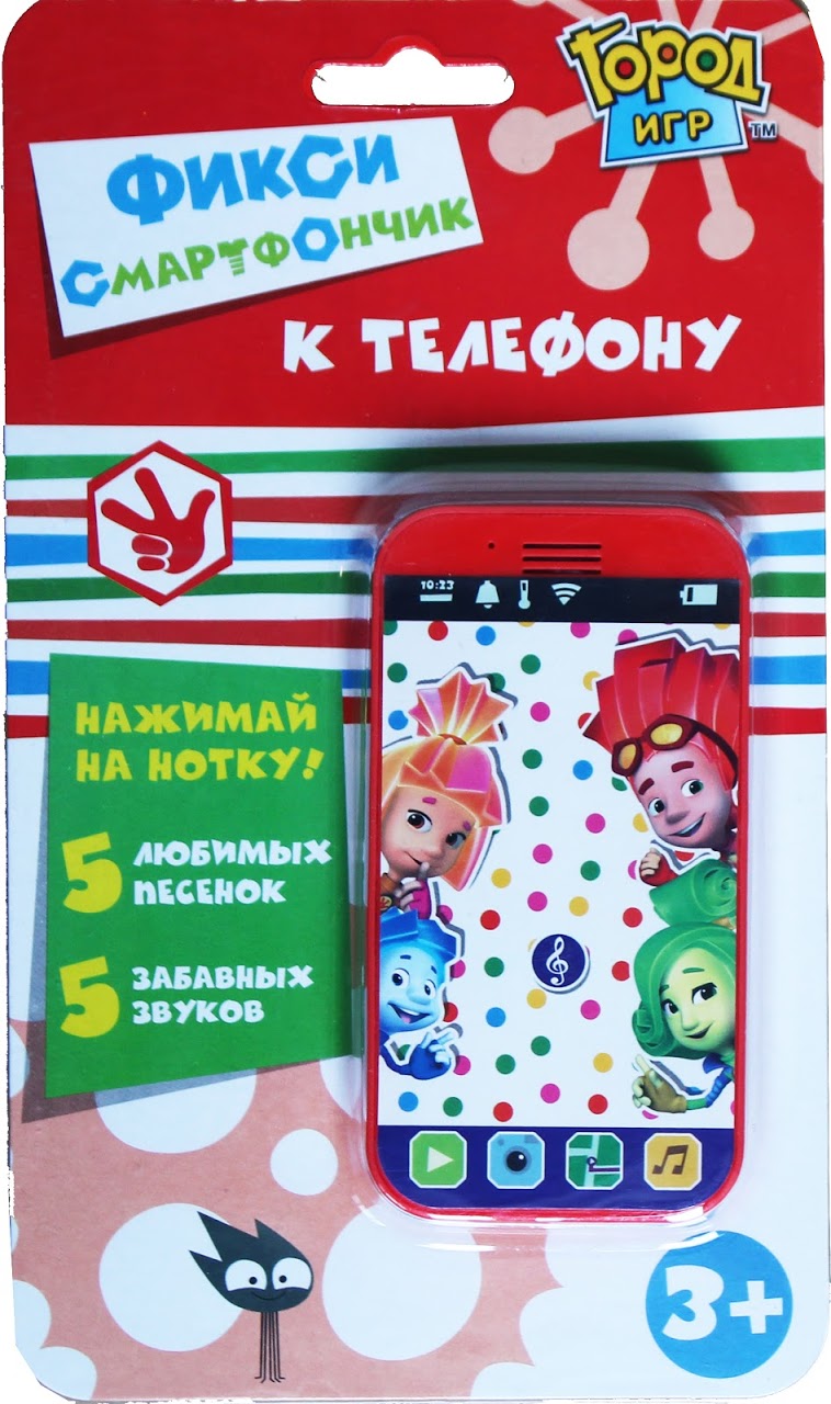 

Фикси-смартфончик "К телефону", красный