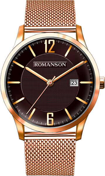 фото Наручные часы мужские romanson tm8a40mmr(bn)