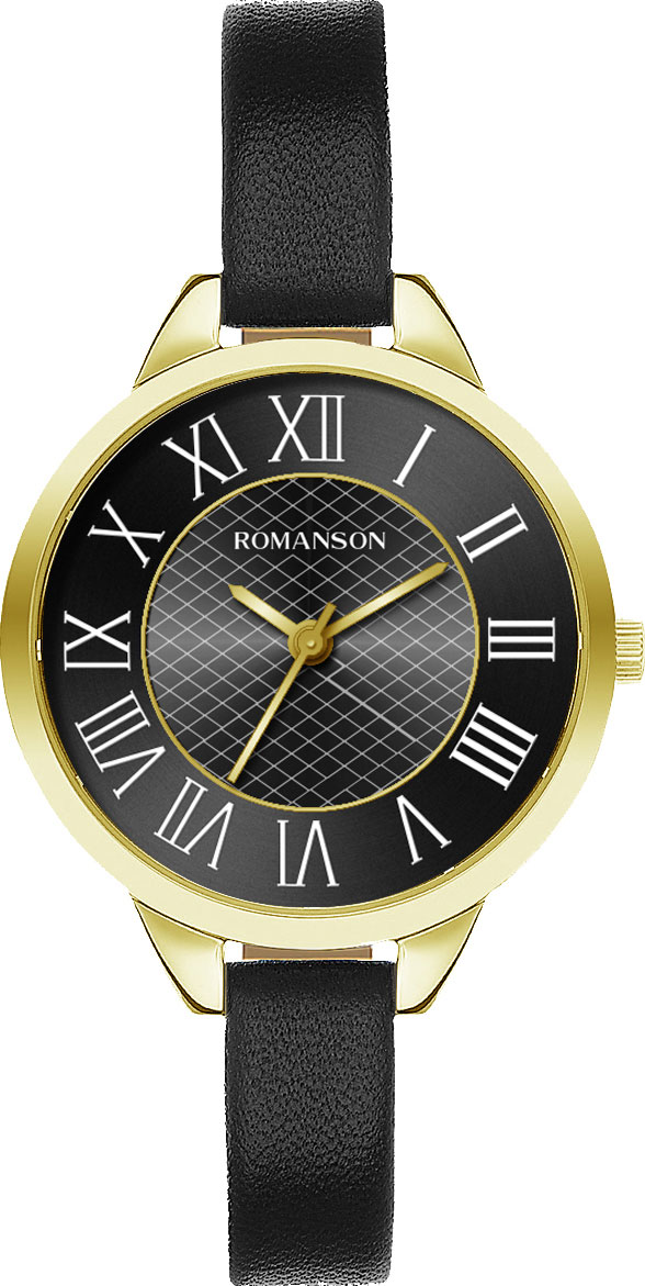 фото Наручные часы женские romanson rl0b05llg(bk)