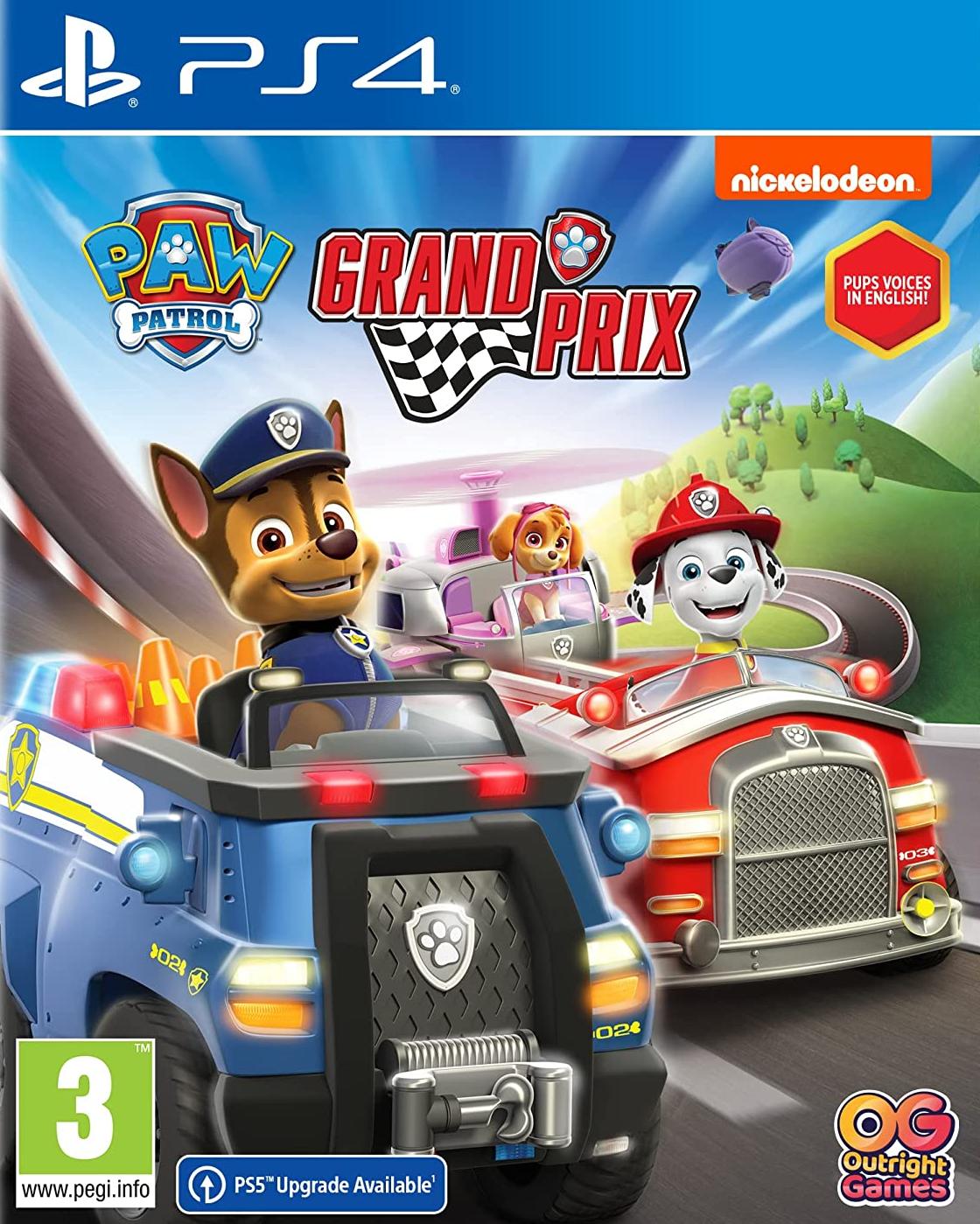 Игра PAW Patrol: Grand Prix (PlayStation 4, полностью на иностранном языке)