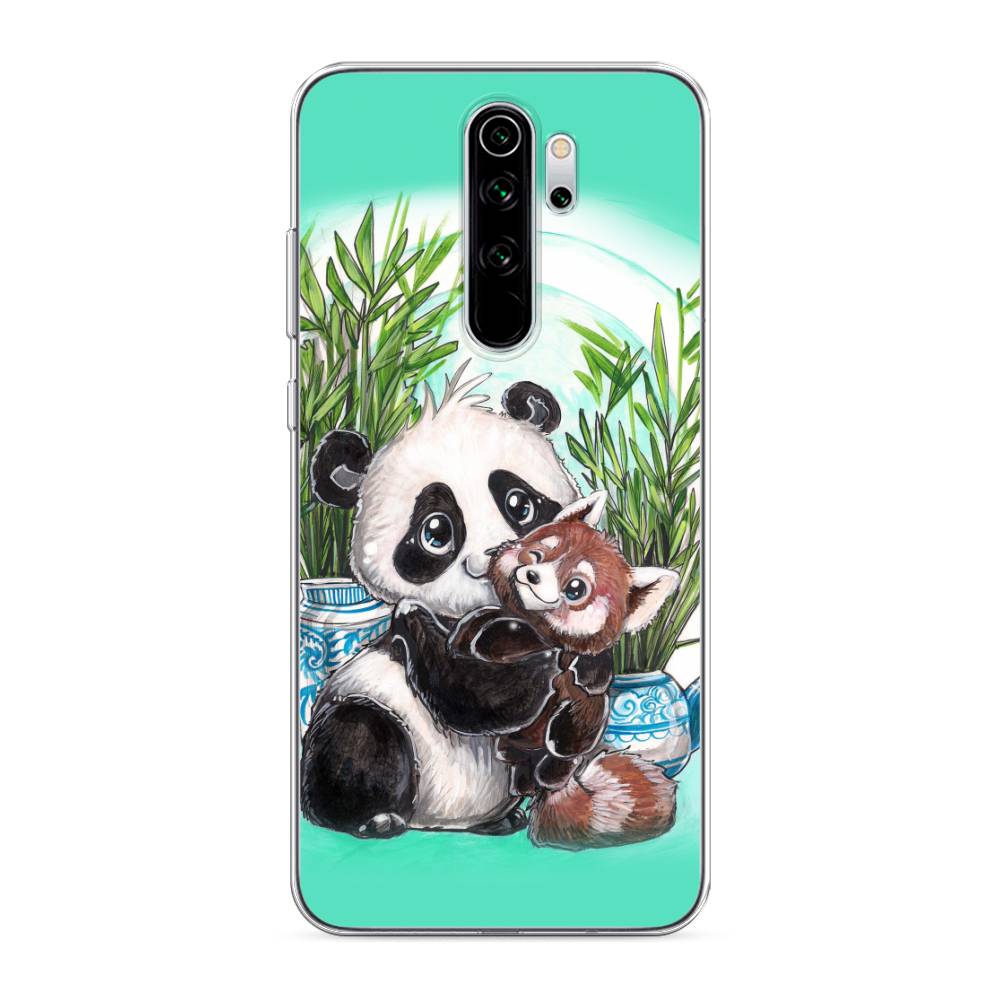 фото Силиконовый чехол "друзья зверята" на xiaomi redmi note 8 pro awog