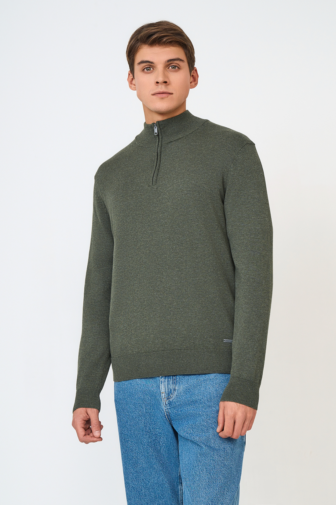 

Джемпер мужской Baon B631704 хаки 4XL, B631704