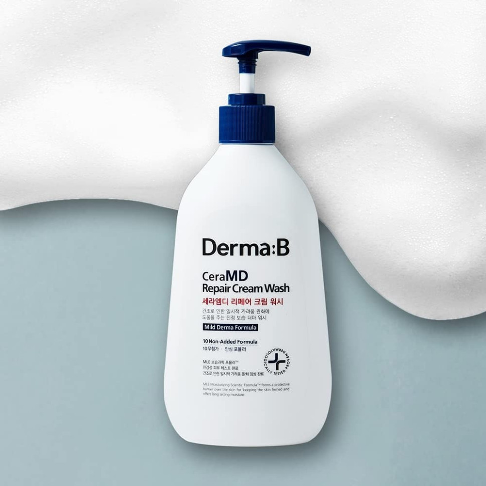 

Кремовый гель для душа с керамидами Derma:B ceramd cream wash 400 мл