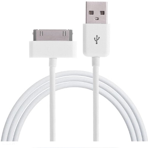 Кабель USB-Am App 30pin Dialog - 1 метр белый CI-0110F white