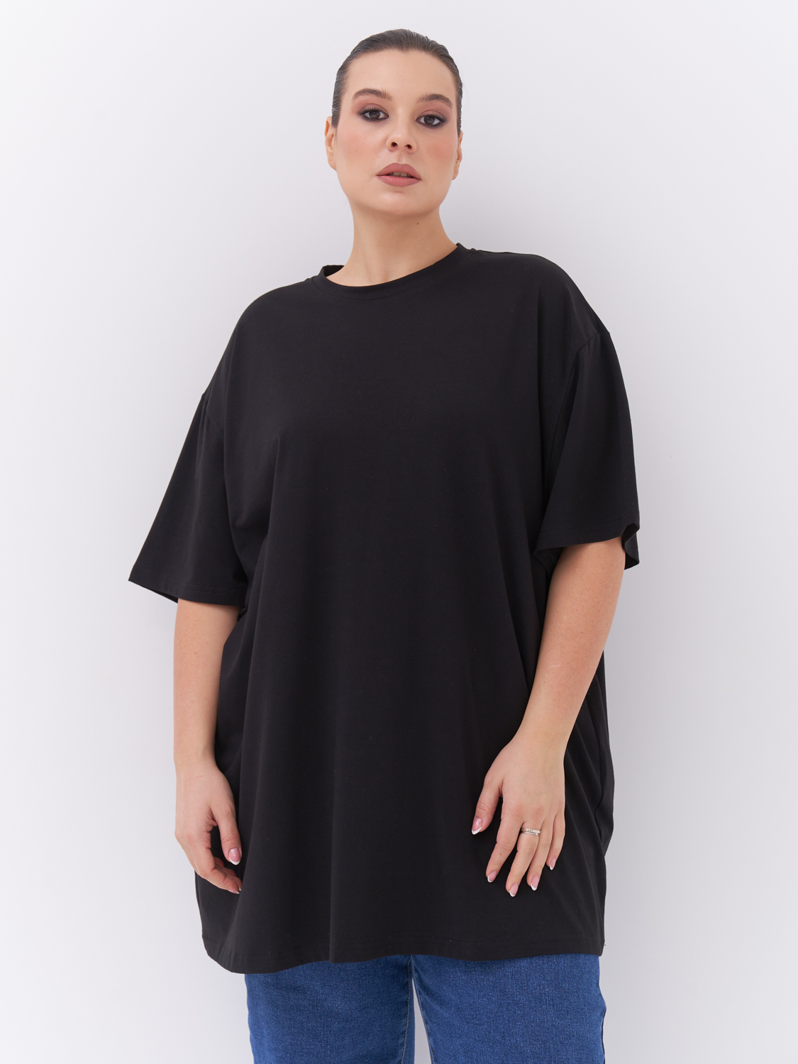 

Футболка женская ARTESSA FU21002BLK01 черная 60-62 RU, Черный, FU21002BLK01