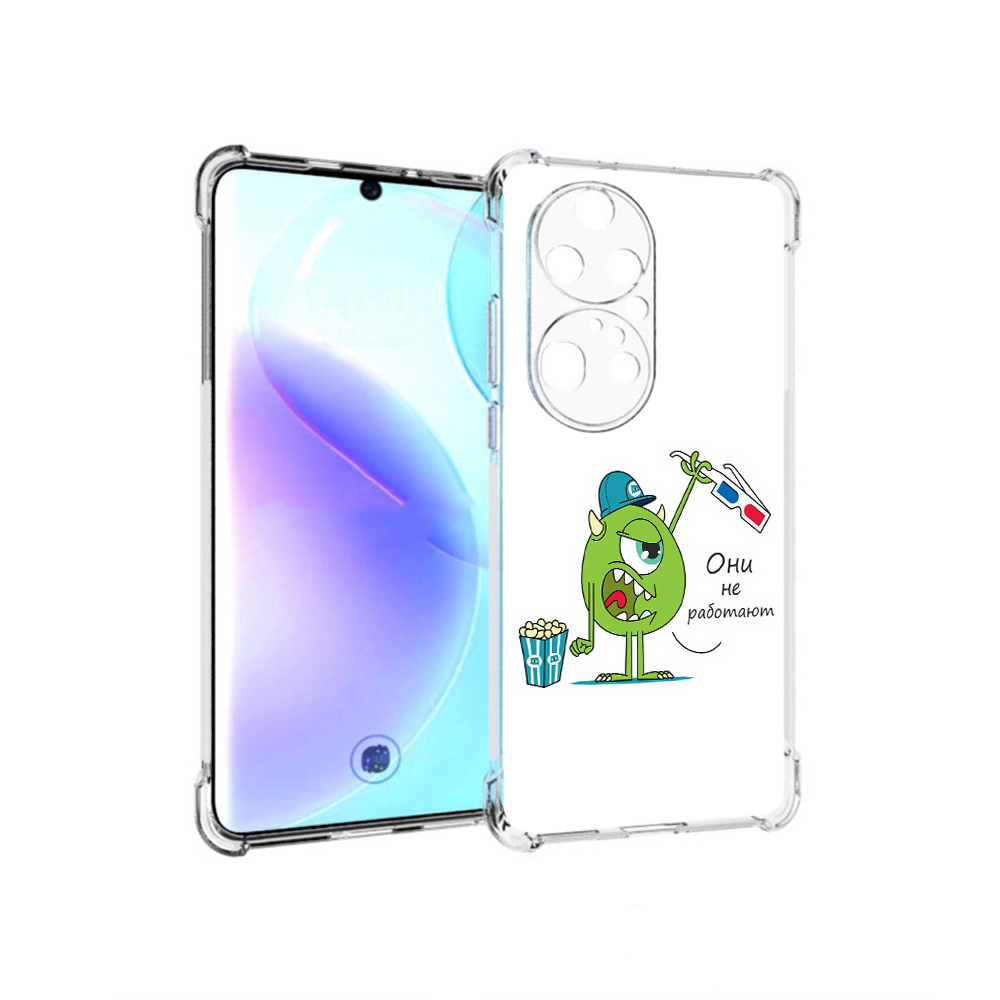 Чехол MyPads Tocco для Huawei P50 Pro Очки не работают