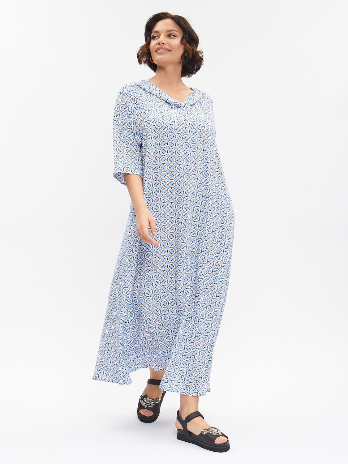 

Платье женское ZORY ZPP35504ORN15 голубое 56-58 RU, Голубой, ZPP35504ORN15