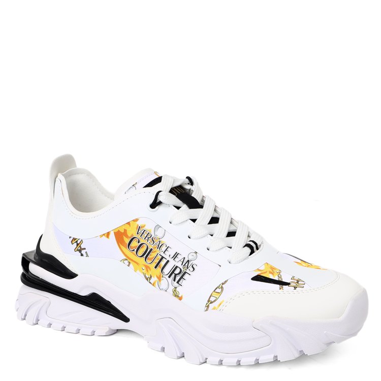 

Кроссовки мужские Versace Jeans Couture 75YA3SIB белые 44 EU, Белый, 75YA3SIB