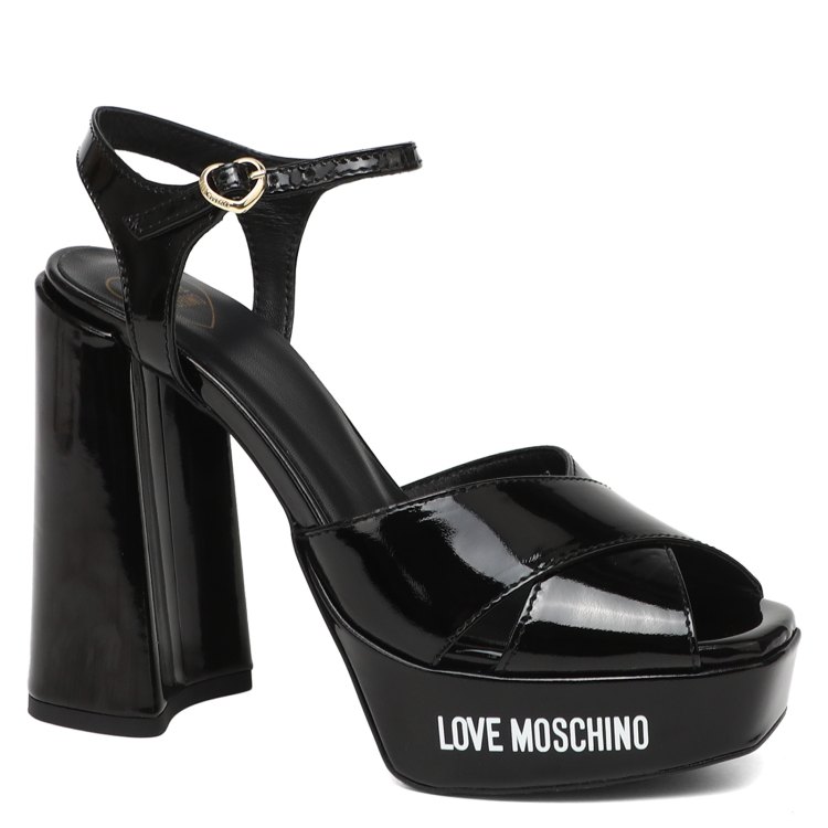 

Босоножки женские Love Moschino JA1605CG черные 36 EU, Черный, JA1605CG