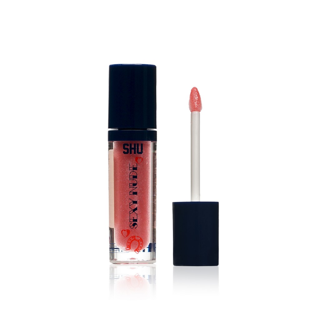 Блеск для губ SHU Sexy Nude, 441 Мерцающий розовый 3,5 мл блеск для губ promakeup laboratory nude