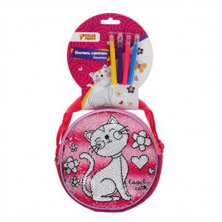 

Набор роспись сумочки Кошечка Color Puppy 70052