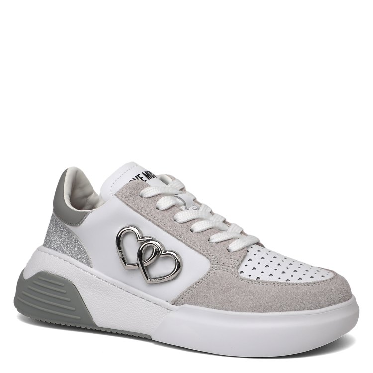 

Кроссовки женские Love Moschino JA15405G белые 37 EU, Белый, JA15405G