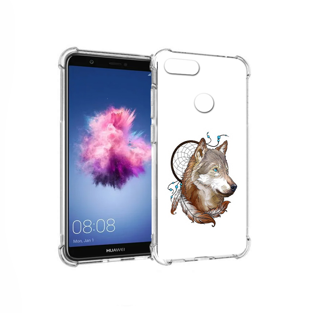 

Чехол MyPads Tocco для Huawei P Smart волк и ловец снов (PT99436.32.269), Прозрачный, Tocco