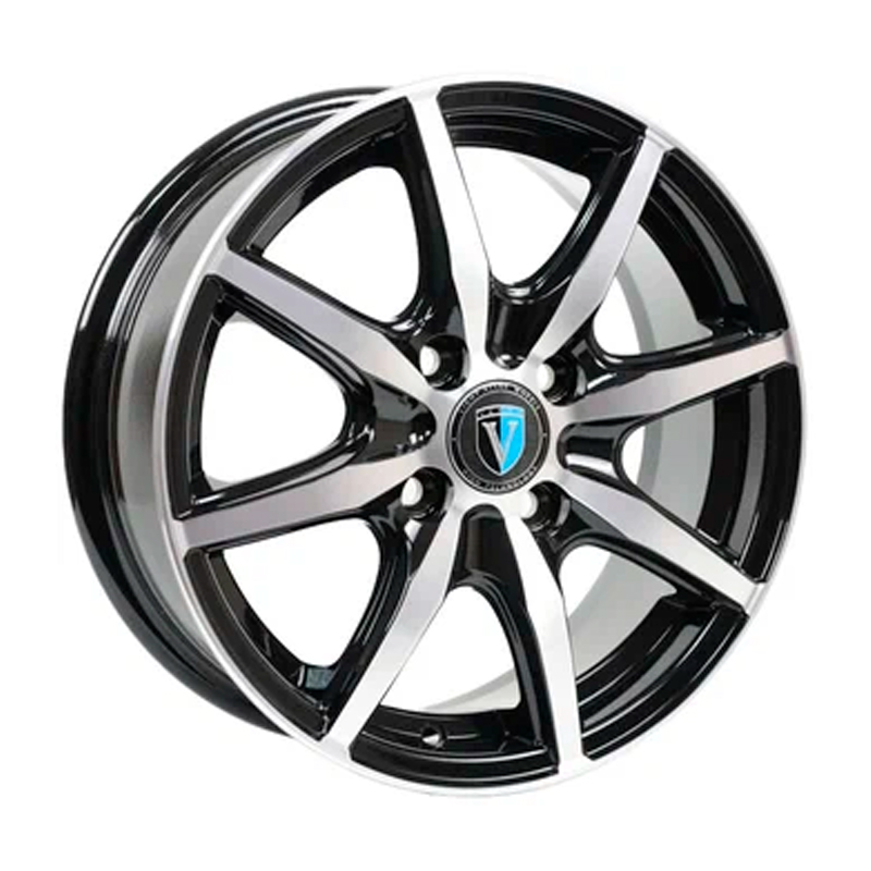 

Колесный диск Venti, 1715 BD 7x17/5x114.3ET39 60.1 Bd, Черный;серебристый