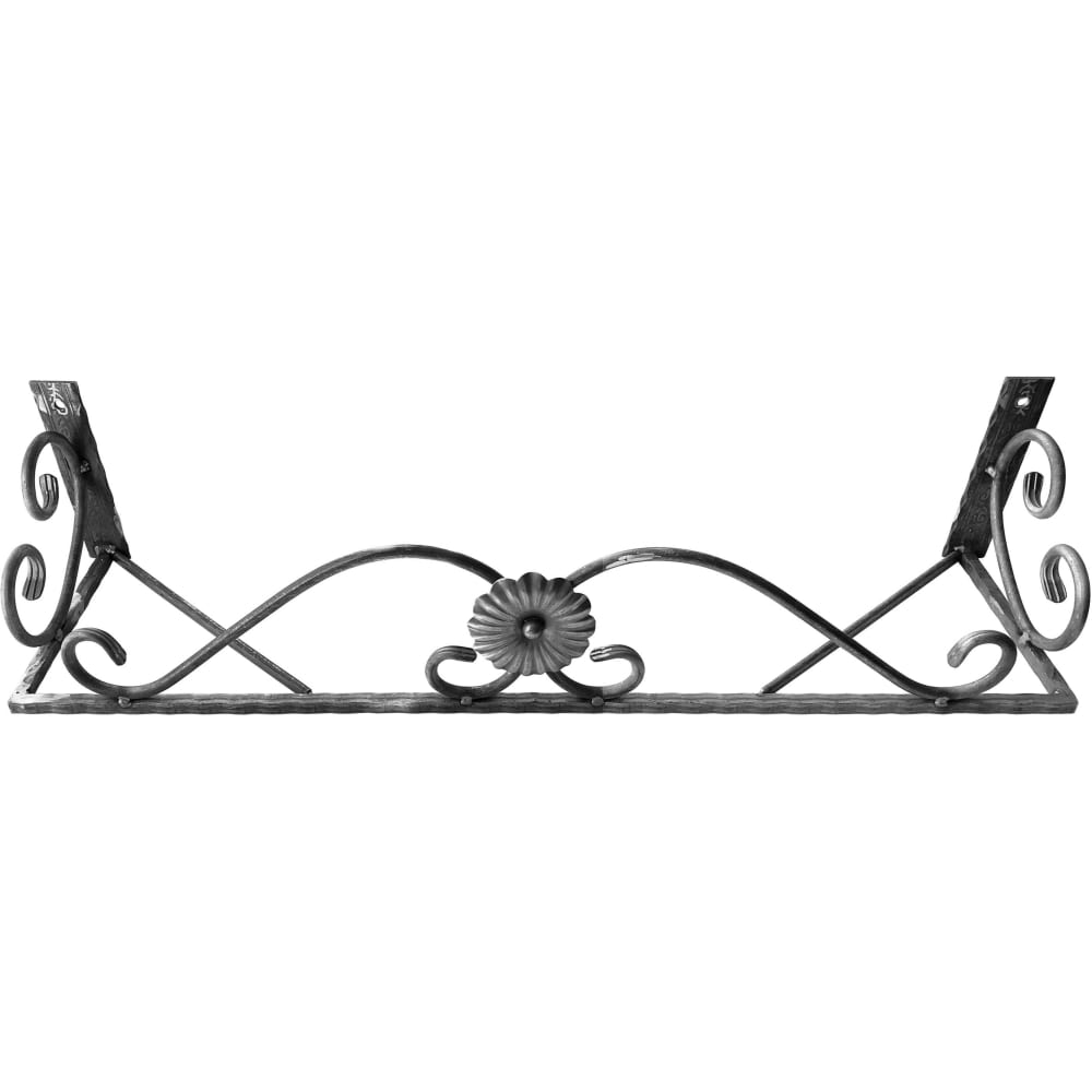 

ООО "СВОЙ МАСТЕР" Цветник кованый универсальный 860x190x210 мм арт. 01.0100, Серый