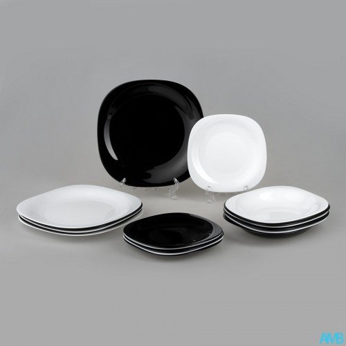 

Сервиз столовый 18пр, CARINE BLACK AND WHITE (60) D2380, D2380