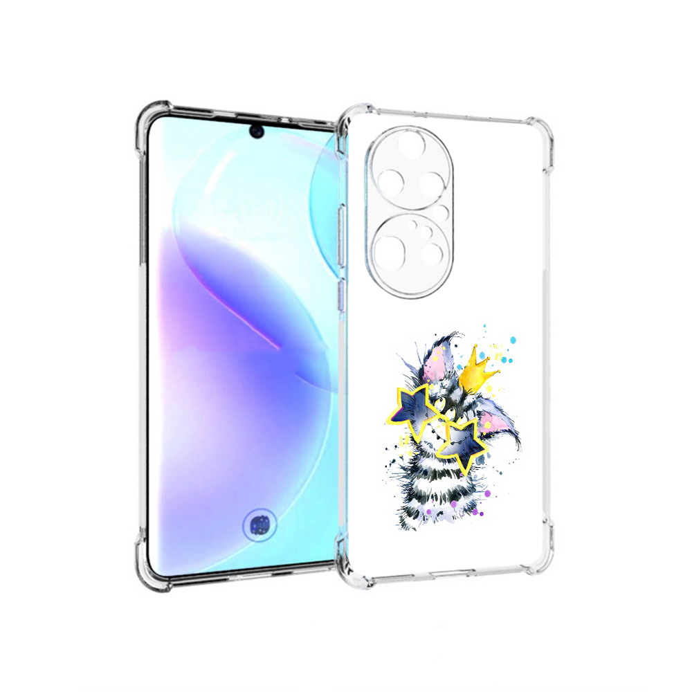 

Чехол MyPads Tocco для Huawei P50 Pro Мартовский Нуся, Прозрачный, Tocco