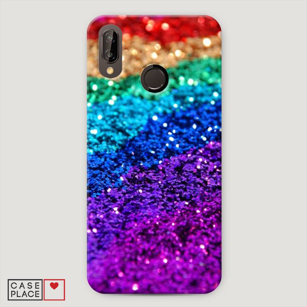

Чехол Awog "Блестящая радуга рисунок" для Huawei P20 Lite, 64420-2