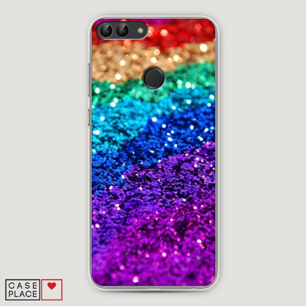 

Чехол Awog "Блестящая радуга рисунок" для Huawei P Smart