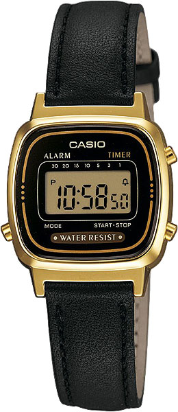 фото Наручные часы женские casio la-670wegl-1e