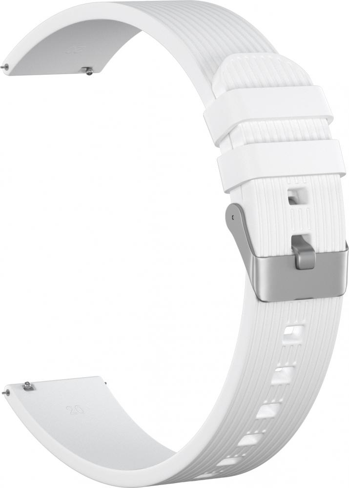 

Ремешок силиконовый GSMIN Italian Collection 20 для Amazfit GTS 2 (Белый), Ремешок силиконовый GSMIN Italian Collection 20 для Amazfit GTS 2