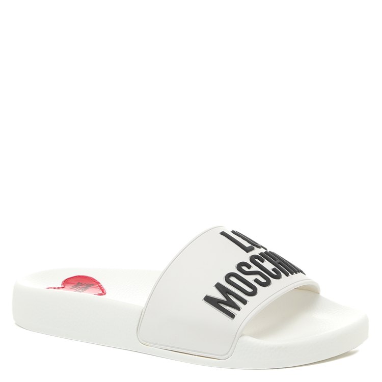 

Шлепанцы женские Love Moschino JA28052G белые 41 EU, JA28052G