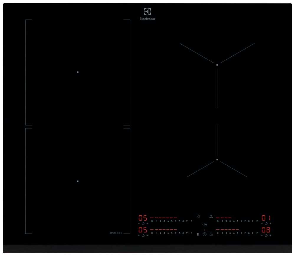 

Встраиваемая варочная панель индукционная Electrolux CIS62450 черный, CIS62450