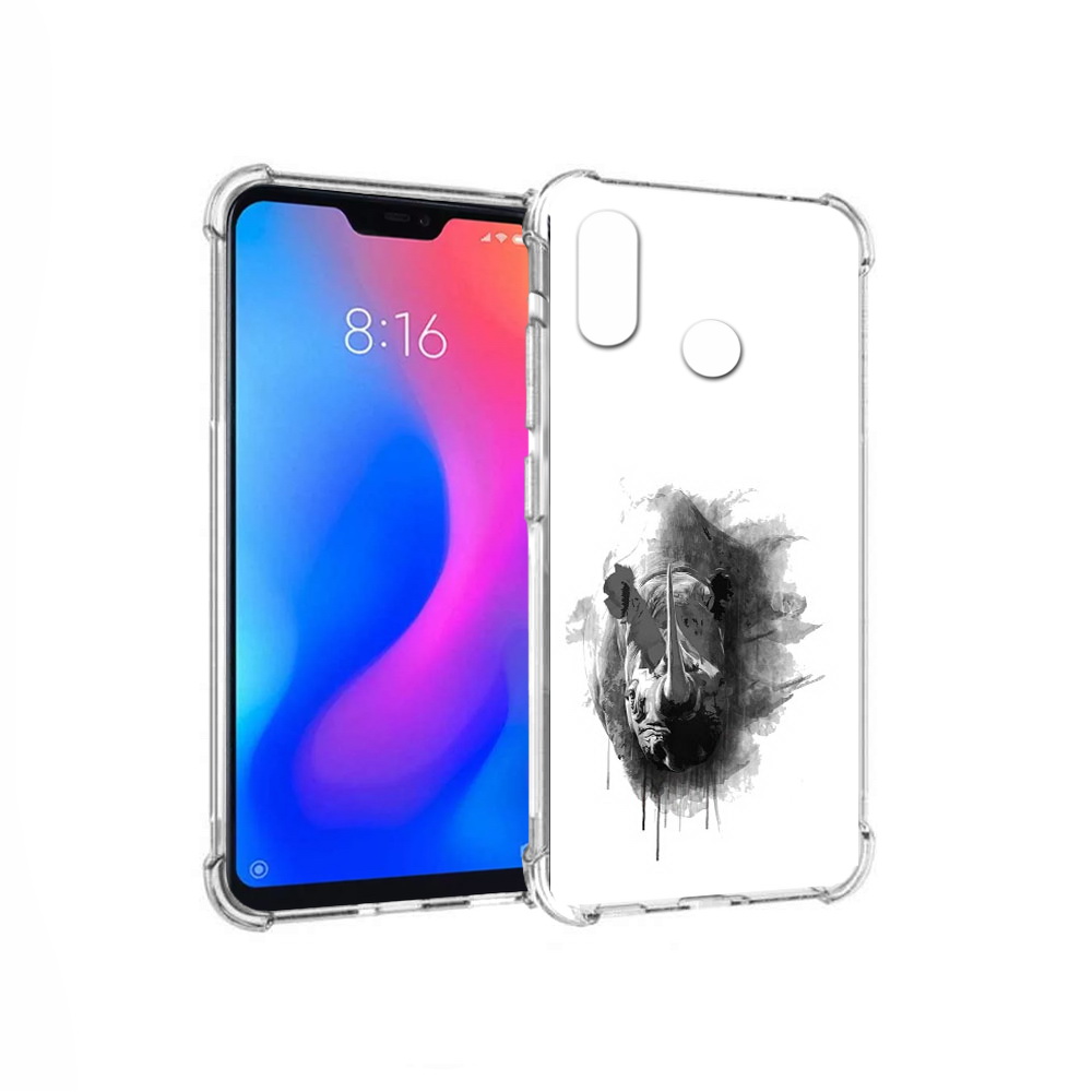 

Чехол MyPads Tocco для Xiaomi Redmi 6 Pro носорог (PT113887.306.523), Прозрачный, Tocco
