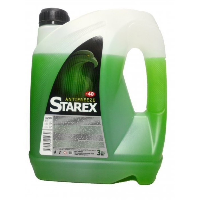 фото Антифриз starex green 3кг 700653