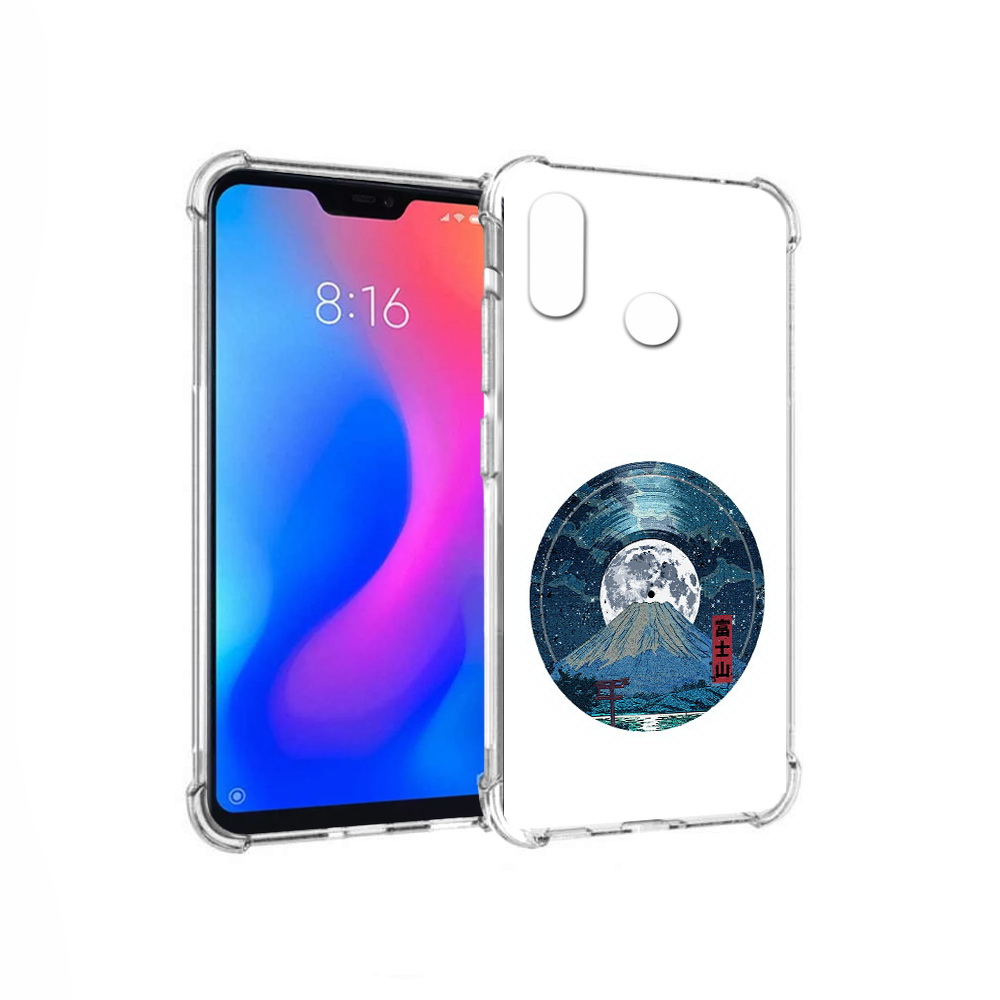 

Чехол MyPads Tocco для Xiaomi Redmi 6 Pro нарисованная виниловая гора с луной, Прозрачный, Tocco
