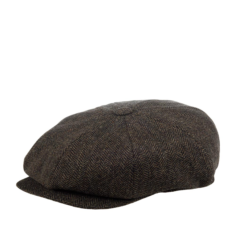 

Кепка восьмиклинка унисекс Wigens 101950 BAKER BOY CAP темно-коричневая, р.63, Коричневый, 101950 BAKER BOY CAP