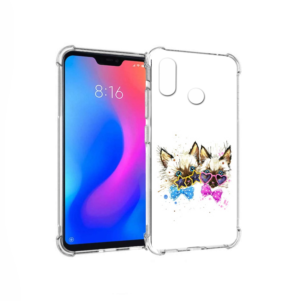 

Чехол MyPads Tocco для Xiaomi Redmi 6 Pro милые котята (PT113887.306.474), Прозрачный, Tocco