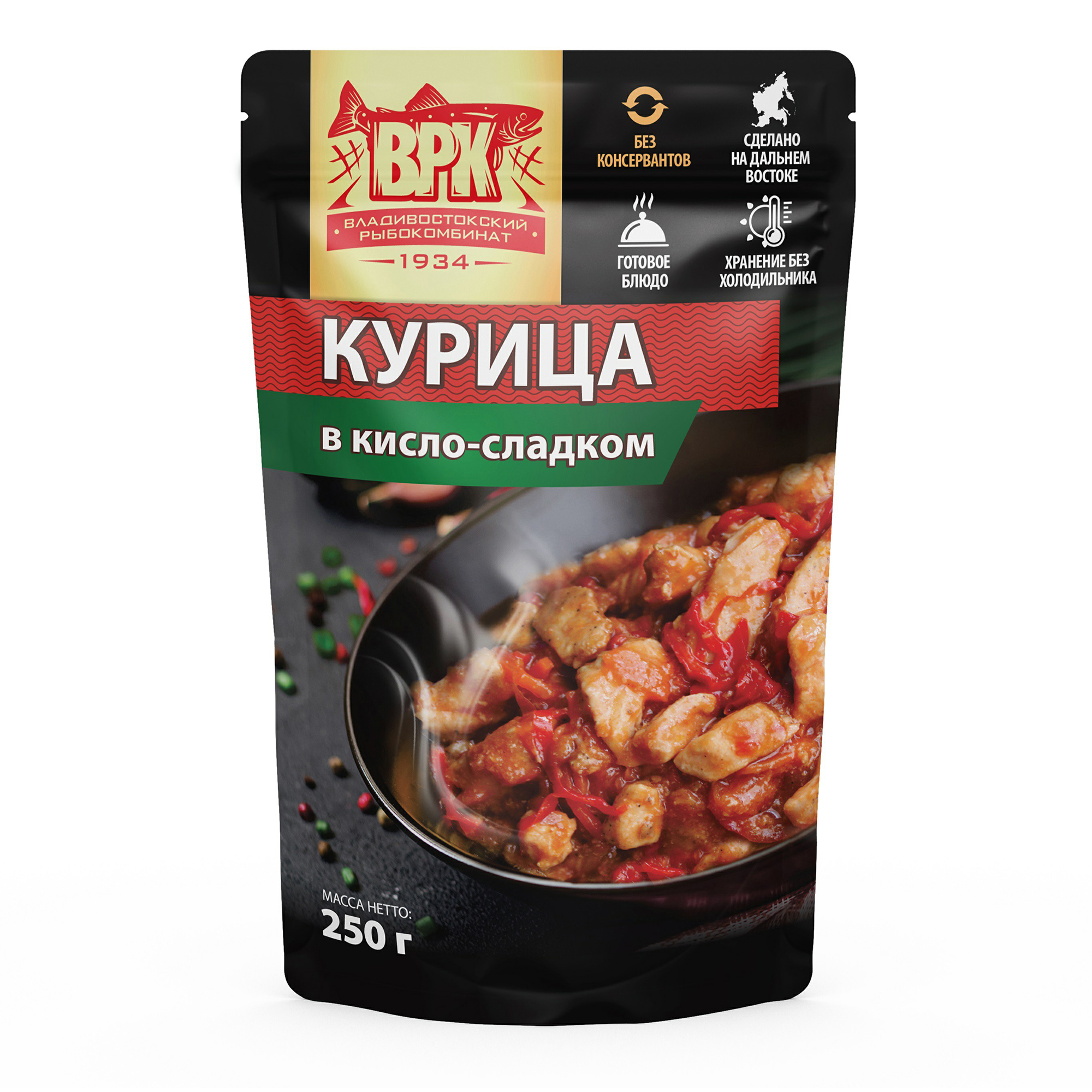 

Курица ВРК в кисло-сладком соусе 250 г