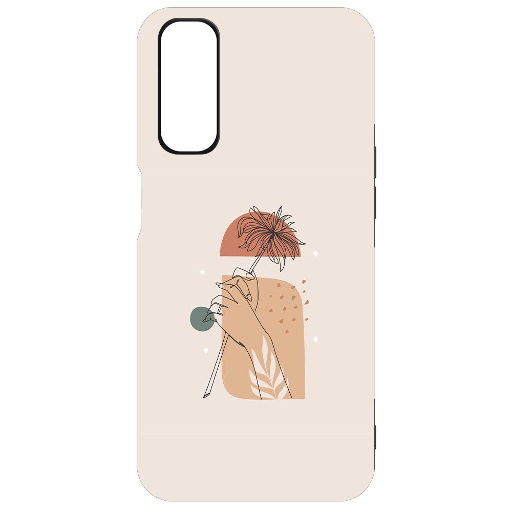 

Чехол-накладка Krutoff Soft Case Романтика для Realme 7 черный