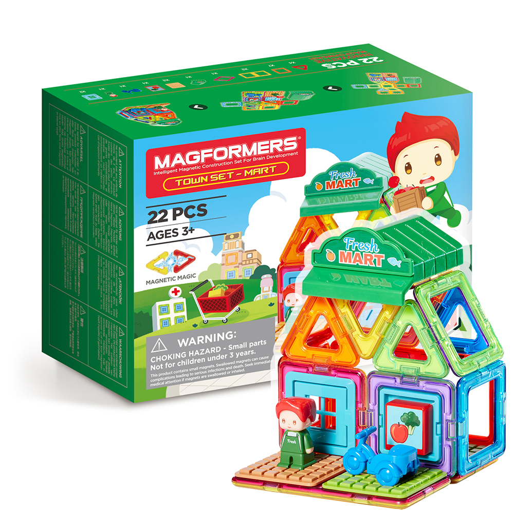 фото Магнитный конструктор town set mart magformers 207006