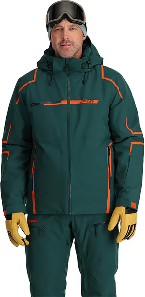 Горнолыжная куртка мужская Spyder Titan Jacket 23/24, зеленый, EUR 56