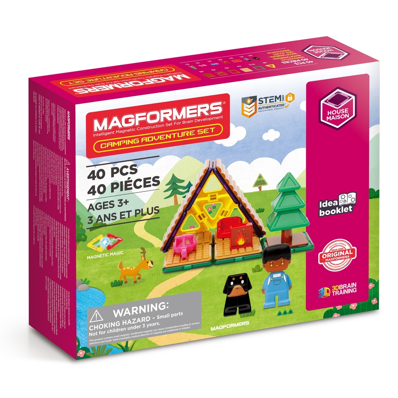 фото Магнитный конструктор camping adventure set magformers 207004