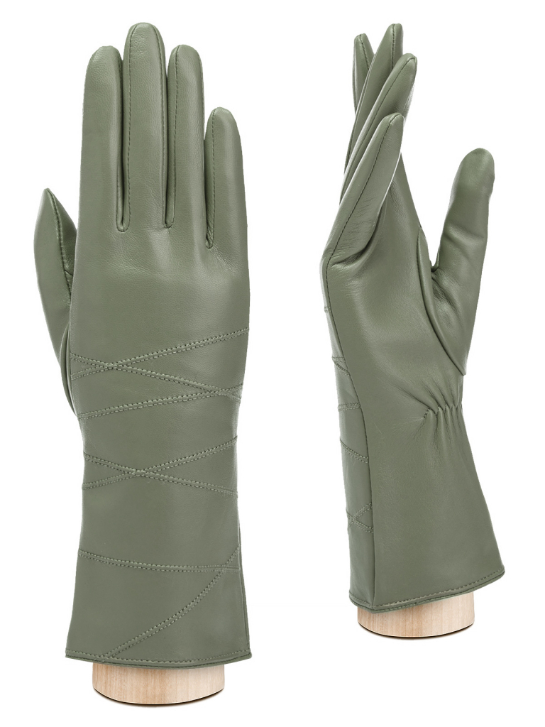 

Перчатки женские Labbra LB-0639 зеленые, Зеленый, LB-0639