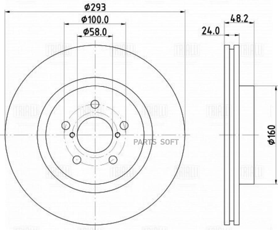 

Диск торм. для а/м Subaru XV (17-) перед. d=293 | перед |