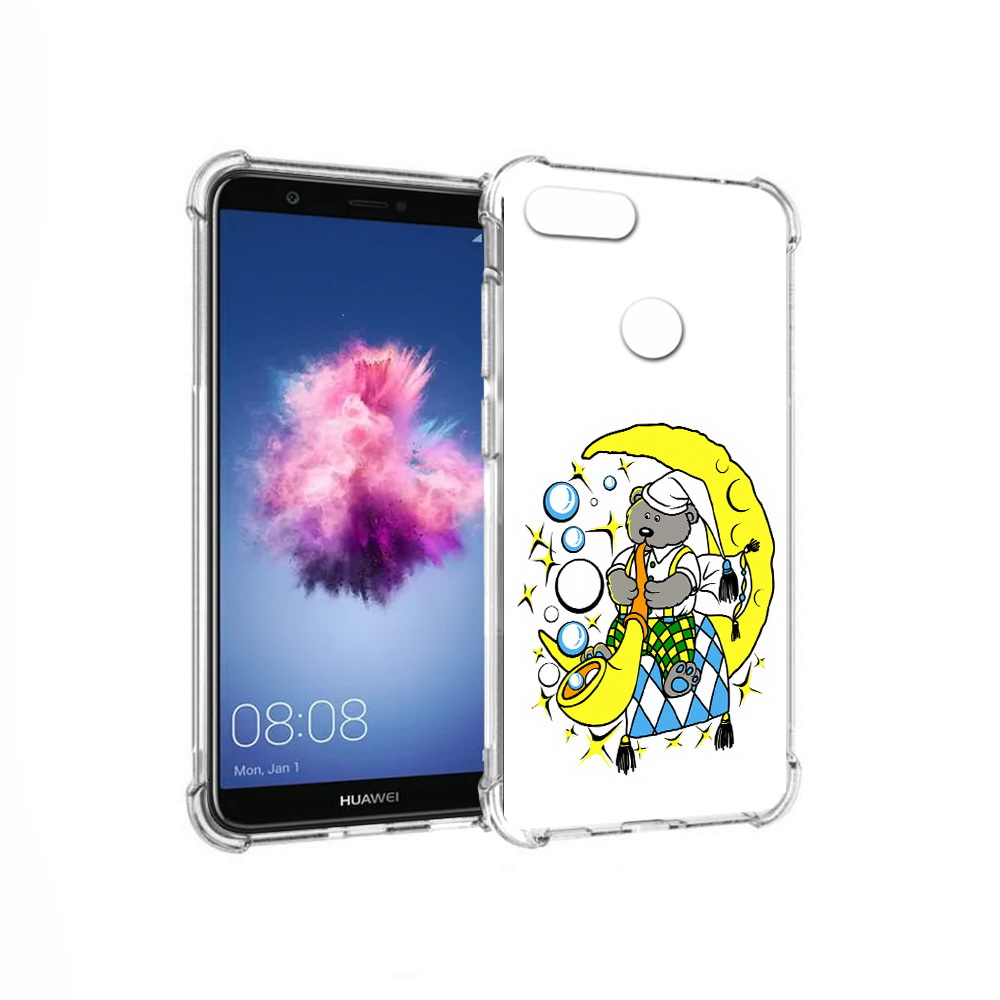 

Чехол MyPads Tocco для Huawei P Smart Сырная луна (PT99436.32.167), Прозрачный, Tocco