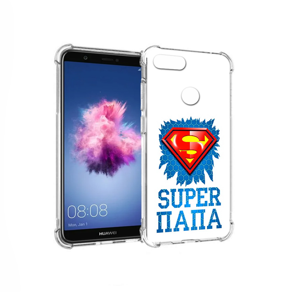 

Чехол MyPads Tocco для Huawei P Smart Супер Папа (PT99436.32.165), Прозрачный, Tocco