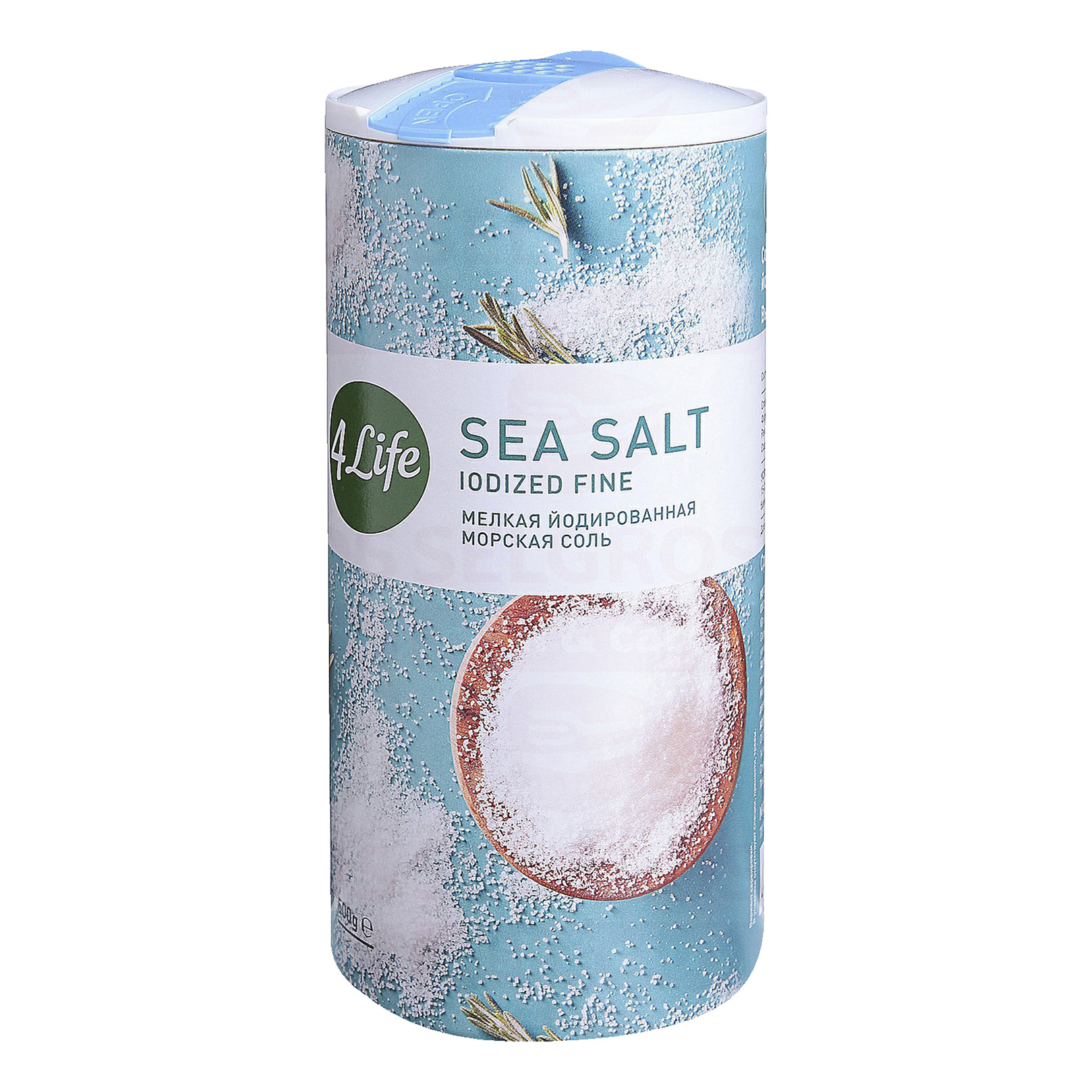 Соль морская 4Life мелкая йодированная 500 г