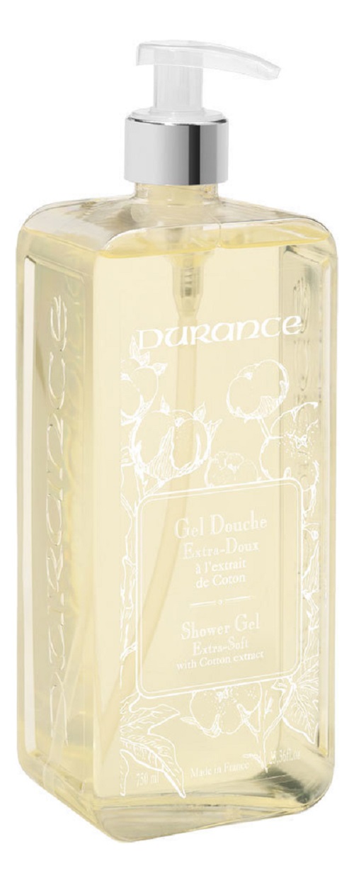 Гель для душа Durance Gel Douche Extra-Doux 750мл хлопок klorane питательный гель для душа ок гибискуса с органическим маслом купуасу fleur d hibiscus gel douche