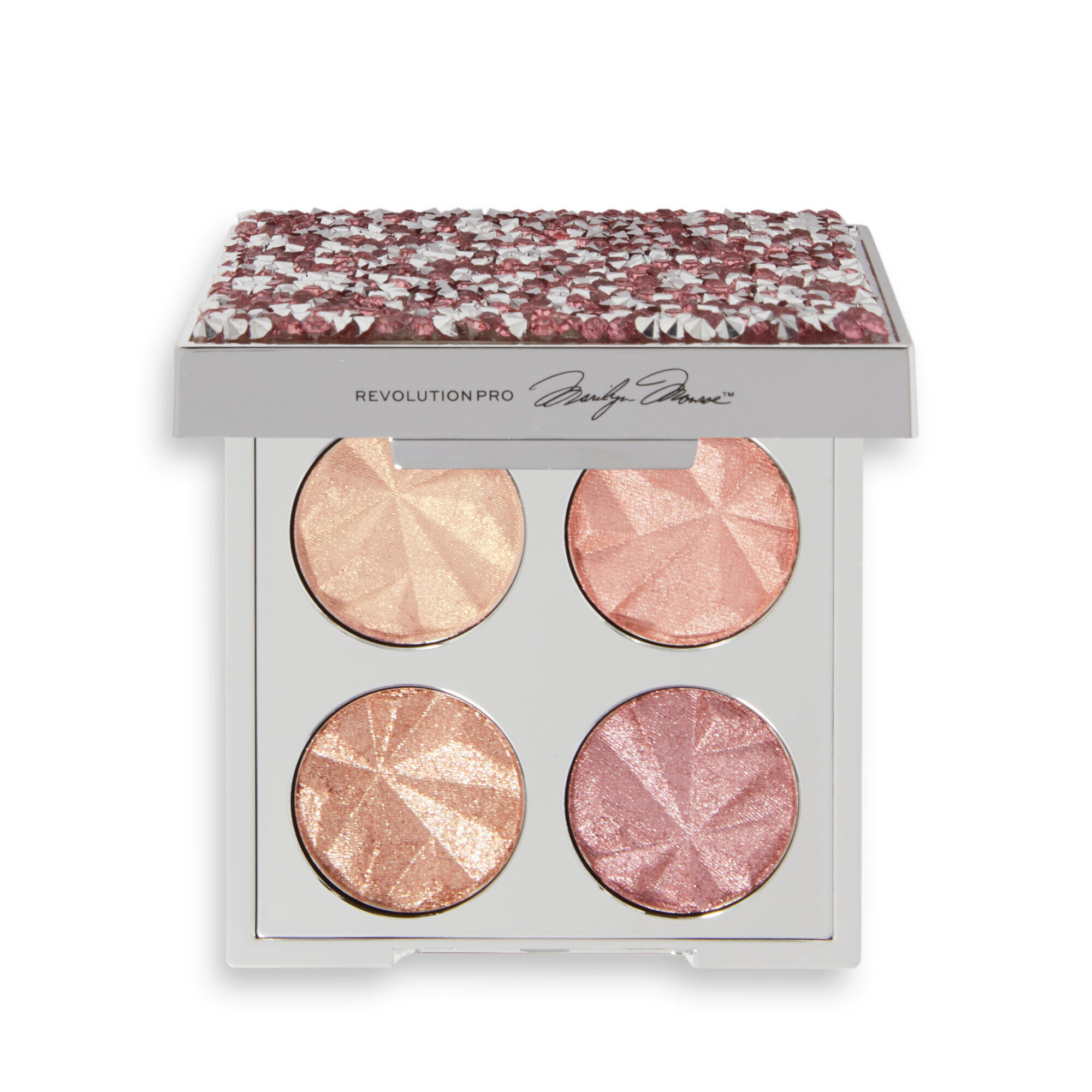 

Палетка теней для век Revolution PRO Marilyn Monroe Eye Quad Pink Crystal