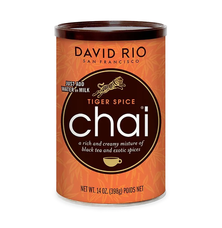 Пряный чай латте David Rio Chai Tiger Spice с медом и специями, 398г