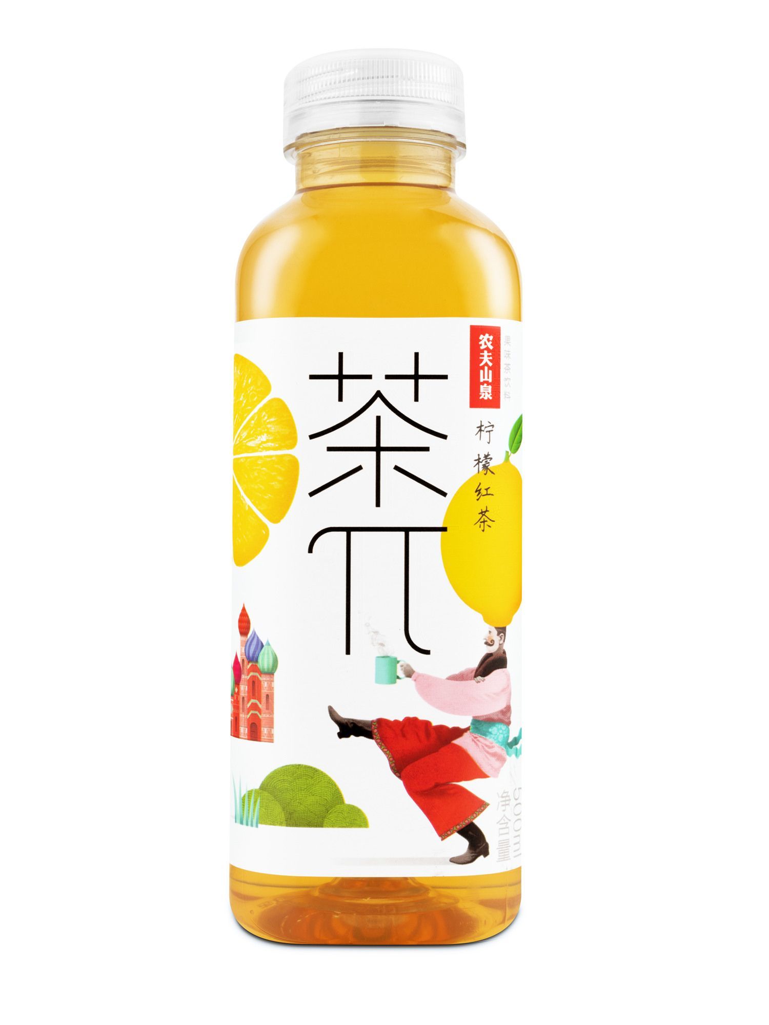 Холодный чай черный с лимоном 500 мл