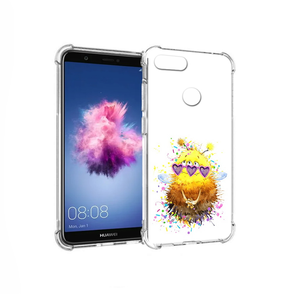

Чехол MyPads Tocco для Huawei P Smart Пушитый шмель (PT99436.32.143), Прозрачный, Tocco